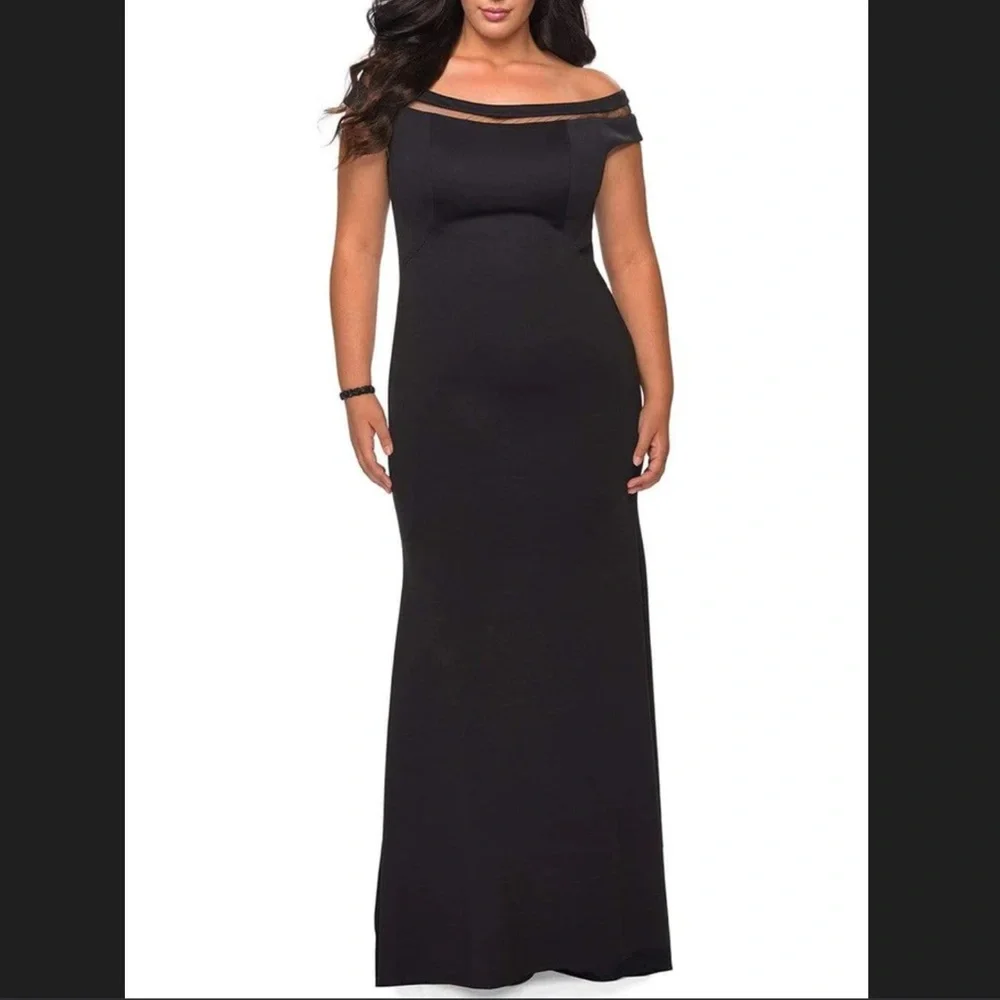 La Femme | Dresses | La Femme Curve 2949 Simple Prom Dress Plus Size 22 Off Shoulder Jersey Fitted | Poshmark La Femme | Dresses | La Femme Curve 2949 Simple Prom Dress Plus Size 22 Off Shoulder Jersey Fitted | Poshmark